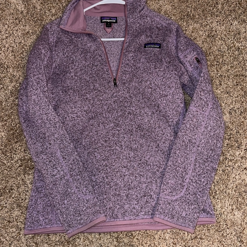Purple Patagonia pull over